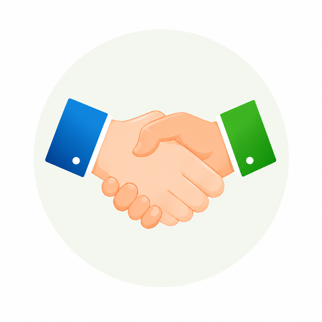 Partnership handshake